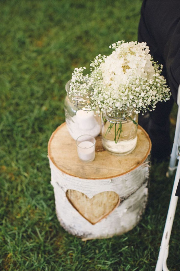 Les fleurs à petites boules blanches en décoration de mariage (ou de  baptême) – Décoration Mariage Tendance